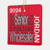 Senior Großhändler Extraordinaire CUSTOM Keramikornament (Links)