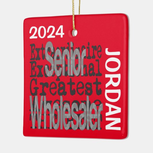 Senior Großhändler Extraordinaire CUSTOM Keramikornament (Links)