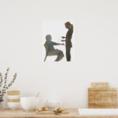 Senior Health Karo / Blutdruckablesung Poster (Küche)