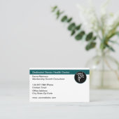 Senior Healthcare Centre Growth Consultant Visitenkarte (Stehend Vorderseite)