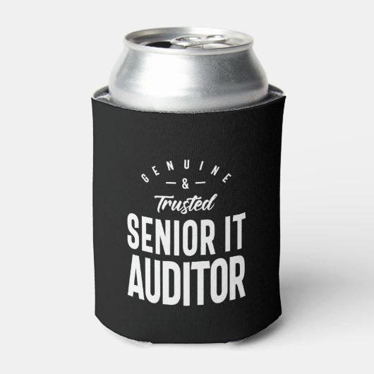 Senior IT Auditor Job Title Gift Dosenkühler (Kanne Vorderseite)
