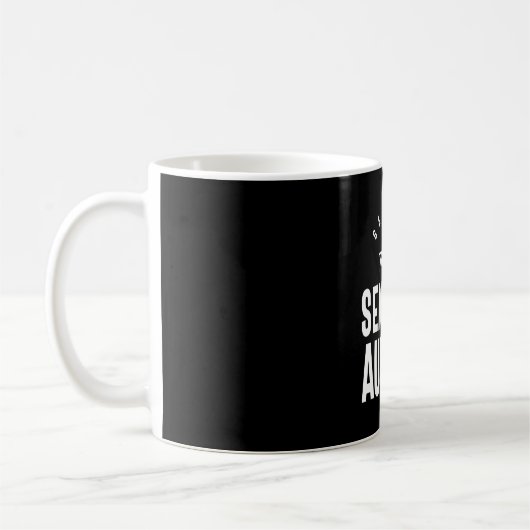 Senior IT Auditor Job Title Gift Kaffeetasse (Links)