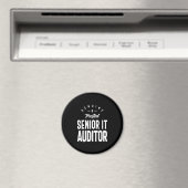 Senior IT Auditor Job Title Gift Magnet (In Situ (Geschirrspüler))