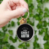 Senior IT Auditor Job Title Gift Schlüsselanhänger (Hand)