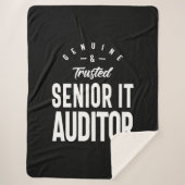 Senior IT Auditor Job Title Gift Sherpadecke (Vorderseite)