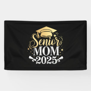 Senior Mama 2025 Abschluss Family Son Daughter Banner