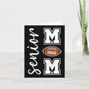 Senior Mama 2025 Football Mommy Cl von 2025 Gradua Karte