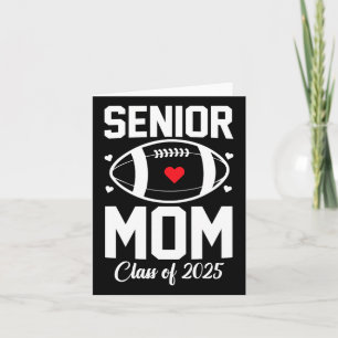 Senior Mama 2025 Football Mommy Cl von 2025 Gradua Karte