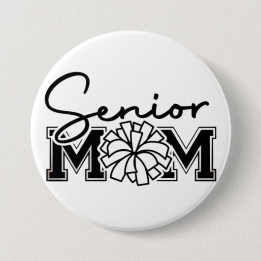 Senior Mama Chef Design 🎓 📣 Button (Vorderseite)