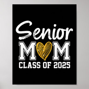 Senior Mama Cl von 2025 Abschluss Proud Mama von G Poster