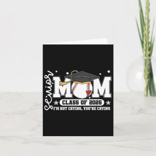 Senior Mama Cl von 2025 Baseball Funny Mama Gradua Karte
