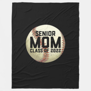 Senior Mama Class of 2022 Baseball Mama Fleecedecke