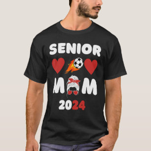 Senior Mama Class of 2024 Soccer Mama Abschluss 1 T-Shirt