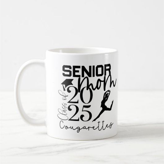 Senior Mama Class of 2025 Cougarettes Tasse (Links)
