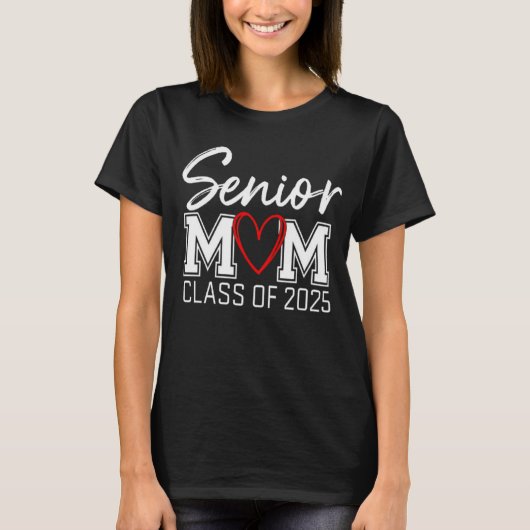 Senior MAMA - Class of 2025: Starkes, solides T-Sh T-Shirt (Vorderseite)