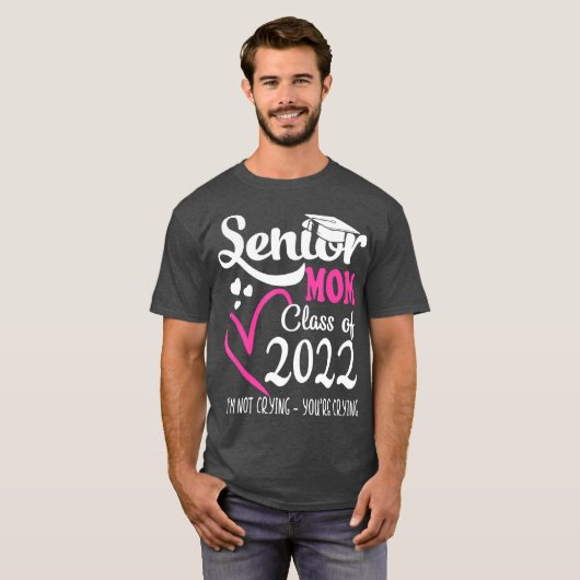 Senior Mama einer Klasse der Herzschule 2022 T-Shirt (Vorne ganz)