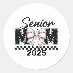 Senior Mama Sell 2025 Cl von 2025 Abschluss 1 Runder Aufkleber