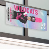 Senior Marching Band Trumpet Player Sports Photo Banner (Äußeres Gebäude)