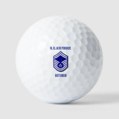Senior Master Sergeant USAF Golfbälle (Vorderseite)