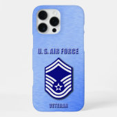 Senior Master Sergeant USAF Phone Case iPhone Hülle (Rückseite)