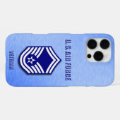 Senior Master Sergeant USAF Phone Case iPhone Hülle (Rückseite (Horizontal))