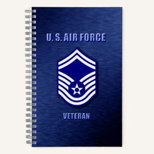 Senior Master Sergeant USAF Spiralblock Notizblock