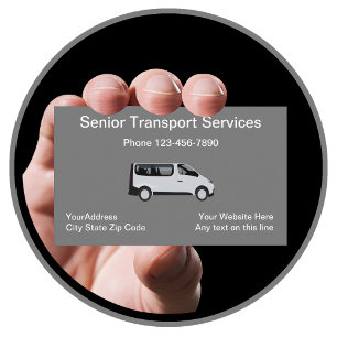 Senior-Medizintransport Visitenkarte