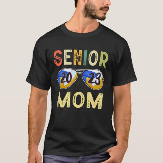 Senior Mom 2023 Cool Mom Proud Volleyball Senior G T-Shirt (Vorderseite)