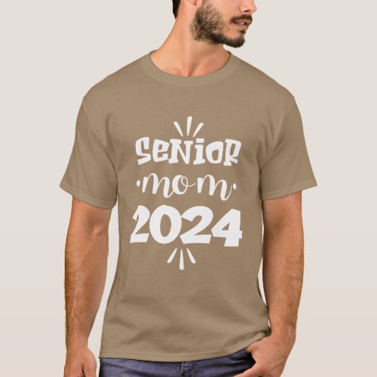 Senior mom 2024 college graduation gift T-Shirt (Vorderseite)