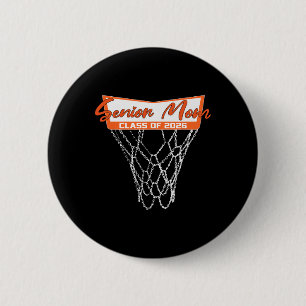 Senior Mom Cl von 2026 Basketball Netz Abschluss M Button