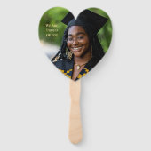 Senior Mom Class of 2026 Graduation Fan  Fächer (Rückseite)