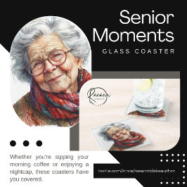 Senior Moments Glass Untersetzer