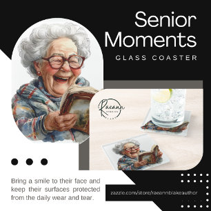 Senior Moments Glass Untersetzer