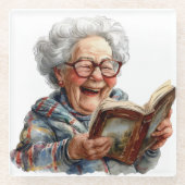 Senior Moments Glass Untersetzer (Vorderseite)