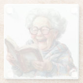 Senior Moments Glass Untersetzer (Rückseite)