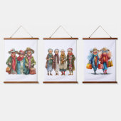 Senior Moments Wood Topped Wall Tapestes Wandteppich Mit Holzrahmen (Dreifach)