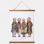 Senior Moments Wood Topped Wall Tapestes Wandteppich Mit Holzrahmen (Vorderseite 2)