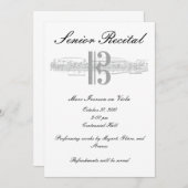 Senior Music Erwägung - Alto Clef Einladung (Vorne/Hinten)