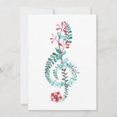 Senior Music Erwägungsgrund Einladung (Vorderseite)