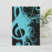 Senior Music Erwägungsgrund Einladung (Stehend Vorderseite)