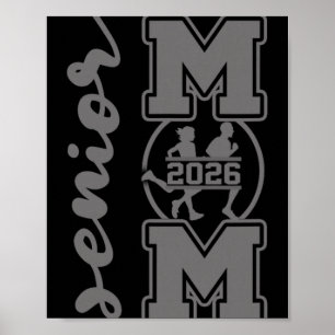 Senior-Mutter 2026 Cross-Country-Läufer Stolz Elte Poster
