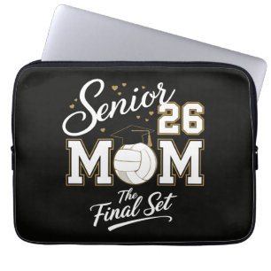 Senior-Mutter Abschlussjahrgang 2026 Volleyball Laptopschutzhülle