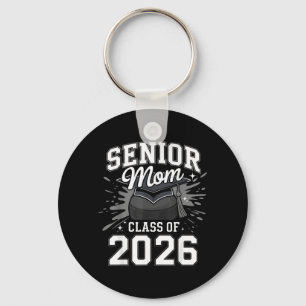Senior-Mutter Cl von 2026 Coquette-Bogen-Hockey Schlüsselanhänger