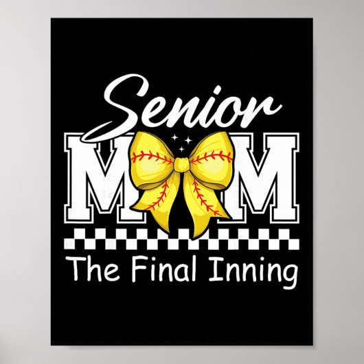 Senior-Mutter Die letzte Innings Softll Mutter Cl Poster (Vorne)