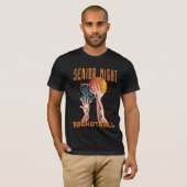 Senior Nacht Basketball Geschenk T-Shirt (Vorne ganz)