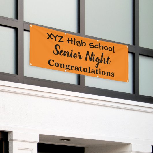 Senior Night Banner (Äußeres Gebäude)