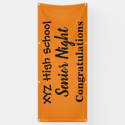 Senior Night Banner (Vertikal)