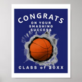 Senior Night Basketball Class of 2022 Poster (Vorne)