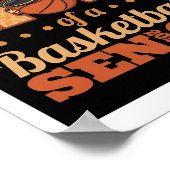 Senior Night Basketball Mama Senior 2023 Poster (Ecke)