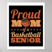 Senior Night Basketball Mama Senior 2023 Poster (Vorne)